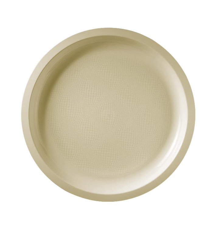 Plato Reutilizable PP Crema Round Ø29cm (25 Uds)