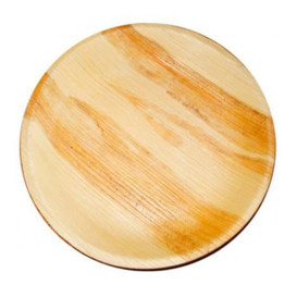 Plato Redondo Hoja de Palma Ø12,5x2cm (25 Uds)