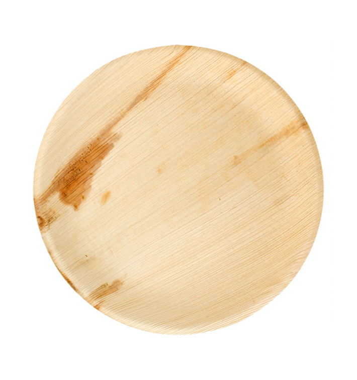 Plato Redondo Hoja de Palma 23,0 cm (25 Uds)