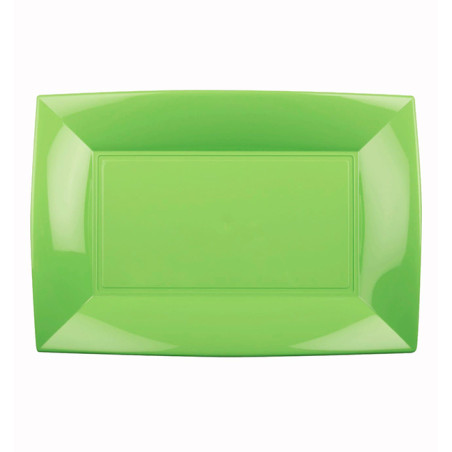 Bandeja Reutilizable PP Verde Lima Nice 28x19cm (240 Uds)