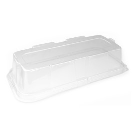 Tapa de Plástico PET para Bandeja de 35x16x8cm (50 Uds)