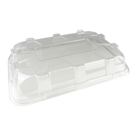 Tapa de Plástico PS para Bandeja de 55x37x8cm (50 Uds)