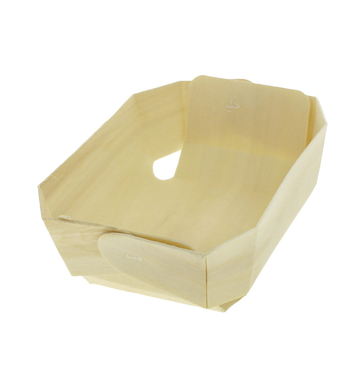 Molde de Madera para Horno 21,0x14,5x4,5cm (50 Uds)