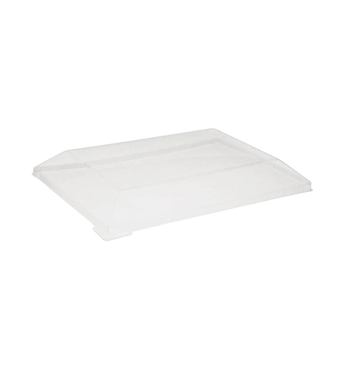 Tapa de Plástico PET Transparente 15,5x8,5cm (100 Uds)