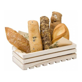 Caja para Presentación de Madera 21,6x10,2x6cm (1 Ud)