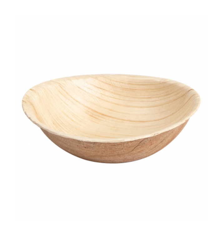 Mini Bol de Hoja de Palma Ø9,6x2,5cm (200 Uds)