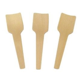 Cucharilla de Madera para Helados 70mm (100 Uds)