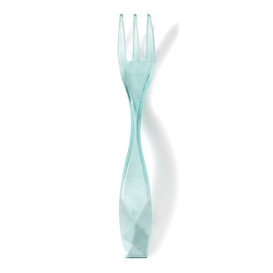 Minitenedor Degustacion "Charme" Water Green 10cm (2400 Uds)