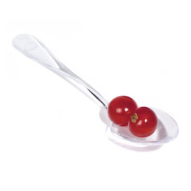 Cucharilla Degustacion Transparente en Cajita 10cm (5000 Uds)