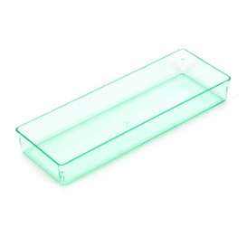 Bandeja Rectangular "Water Green" 13,1x4,6 cm (12 Uds)