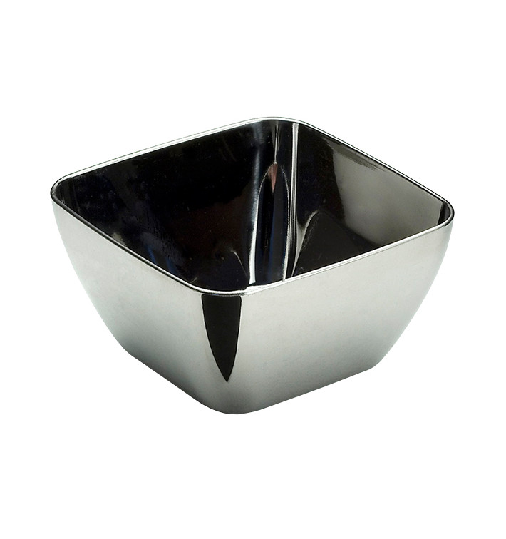 Bol de Plastico Degustacion Plata 5x5x3 cm 75ml (20 Uds)