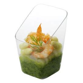 Vaso Plastico Degustacion Transparente 4x4x7 cm (20 Uds)