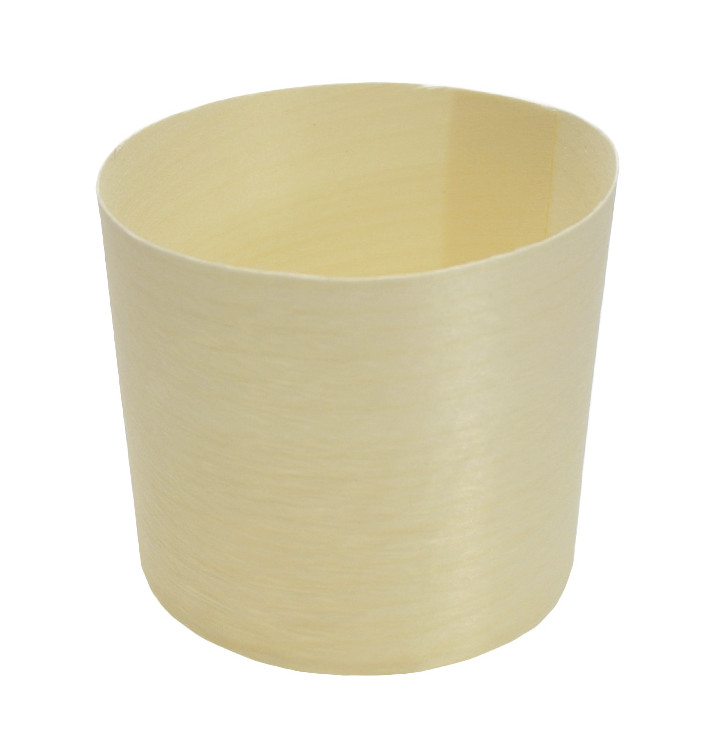 Vaso de Madera Degustacion 1 Oz / 30ml 6x6cm (50 Uds)