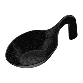 Cuchara Degustación PS "Clorofilla" Negro 9,8cm (30 Uds)