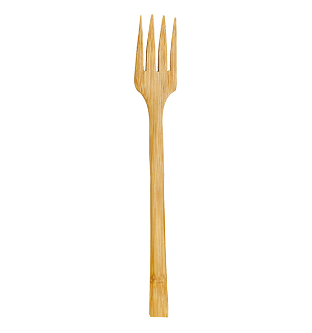 Tenedor de Bambu 16cm (50 Uds)