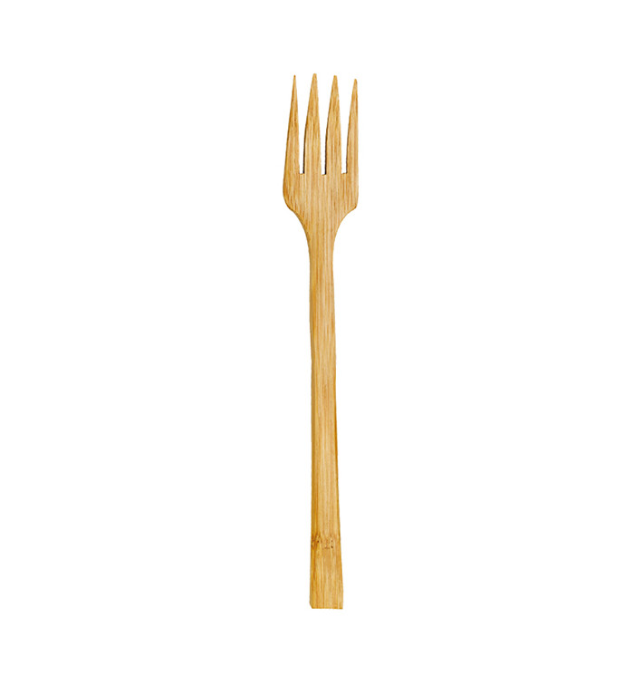 Tenedor de Bambu 16cm (50 Uds)