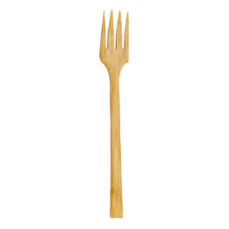 Tenedor de Bambu 16cm (50 Uds)