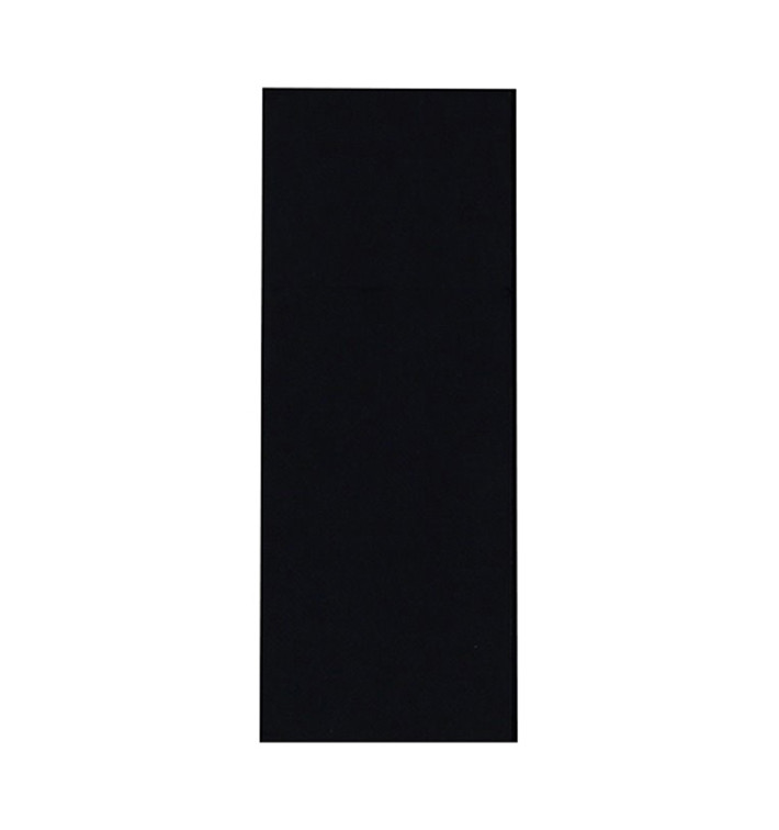 Servilleta Portacubiertos de Papel Negro 32x40cm (1200 Uds)