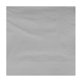 Servilleta Papel Cenefa 20x20cm 2C Gris (6000 Uds)