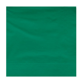 Servilleta Papel Cenefa 20x20cm 2C Verde (6000 Uds)