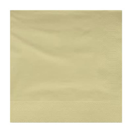 Servilleta Papel Cenefa 20x20 2C Crema (6000 Uds)