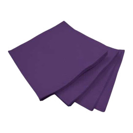 Servilleta de Papel Micropunto 20x20cm 2C Lila (100 Uds)