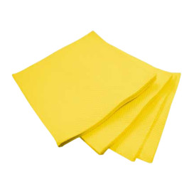 Servilleta de Papel Micropunto 20x20cm 2C Amarilla (2.400 Uds)