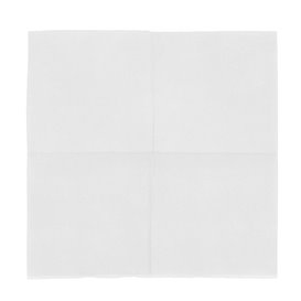 Servilleta de Papel Punta Punta 25x25cm 2C Blanca (2100 Uds)