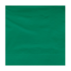 Servilleta de Papel Cenefa 25x25cm 2C Verde (3400 Uds)