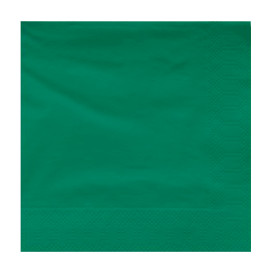 Servilleta de Papel Cenefa 25x25cm 2C Verde (3400 Uds)