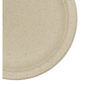 Plato de Pulpa de Trigo Natural Ø18cm (50 Uds)