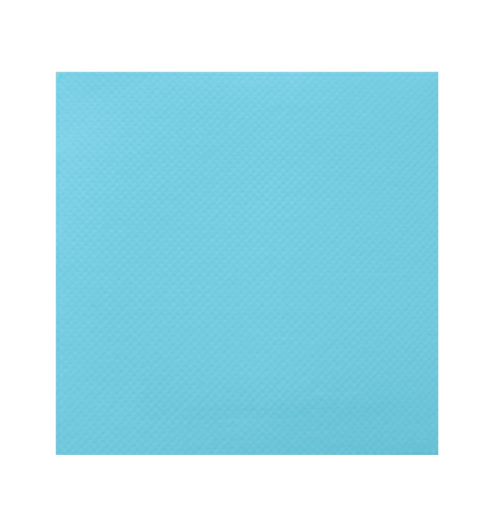 Servilleta Papel Punta Punta 25x25cm Turquesa (50 Uds)