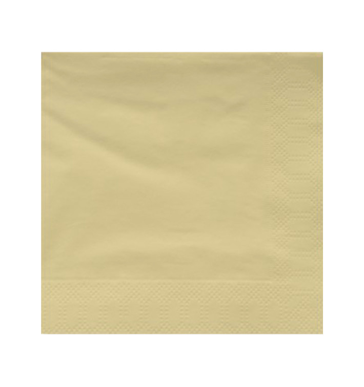 Servilleta de Papel Cenefa 30x30cm Crema 2 Capas (4500 Uds)