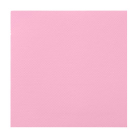 Servilleta Papel Rosa 2C Punta-Punta 33x33cm (50 Uds)