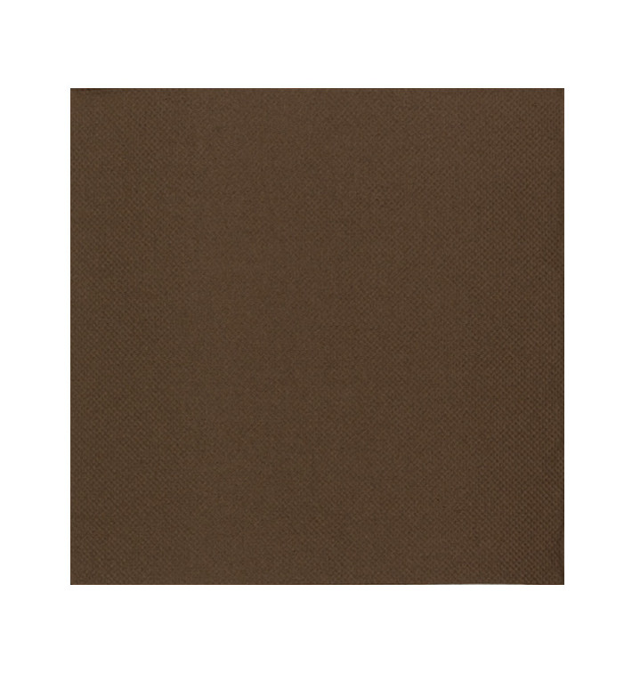 Servilleta Papel Marrón 2C Punta-Punta 33x33cm (50 Uds)