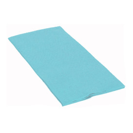 Servilleta Papel 1/8 40x40cm Celeste Punta-Punta (50 Uds)