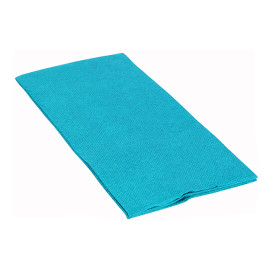 Servilleta Papel 1/8 Turquesa Punta-Punta 40x40cm (50 Uds)