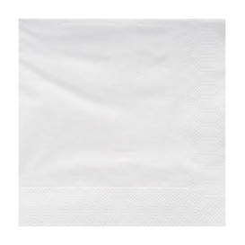 Servilleta Papel Cenefa Blanca 40x40cm 2C (2400 Uds)