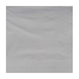 Servilleta Papel Cenefa Gris 40x40cm (1200 Uds)