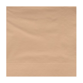 Servilleta Papel Cenefa Crema 40x40cm (50 Uds)