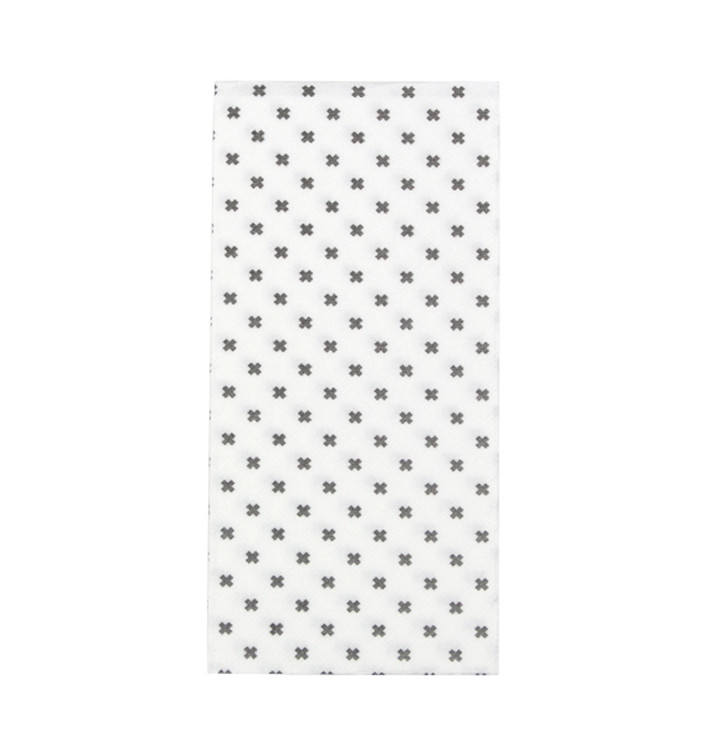 Servilleta Papel 1/8 40x40cm "Cruces" Punta-Punta (30 Uds)