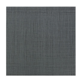 Servilleta Papel 40x40cm "Entre Lineas" Negro Punta-Punta (50 Uds)