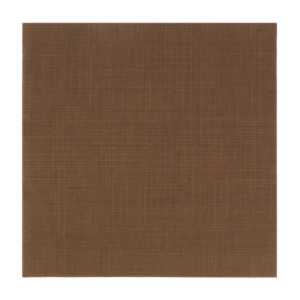 Servilleta Papel 40x40cm "Entre Lineas" Marrón Punta-Punta (50 Uds)