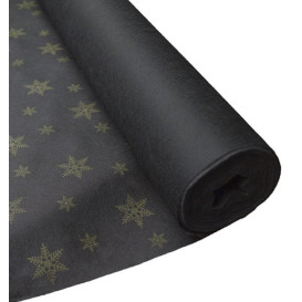 Mantel Rollo Novotex Negro "Estrellas" 1,2x50m P40cm (1 Ud)