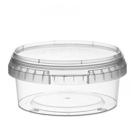 Envase Plastico con Tapa Inviolable 300 ml Ø11,8 (34 Uds)