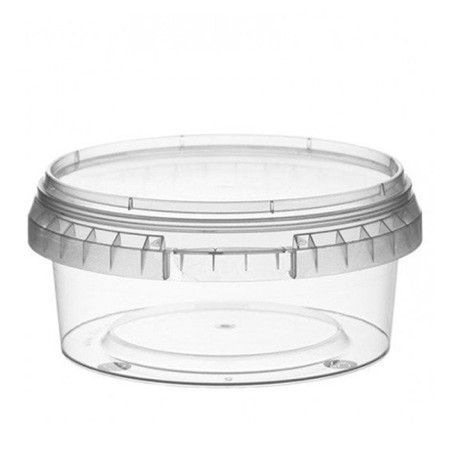 Envase Plástico con Tapa Inviolable 300ml Ø11,8 (374 Uds)