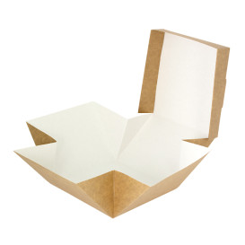 Caja Hamburguesa Gourmet Kraft 13x13x10cm (25 Uds)