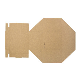 Caja Hamburguesa Gourmet Kraft 13x13x13cm (150 Uds)