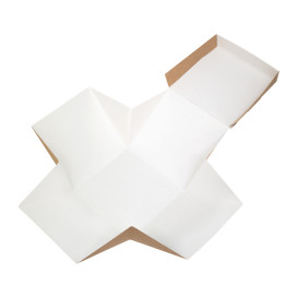 Caja Hamburguesa Gourmet Kraft 13x13x13cm (150 Uds)