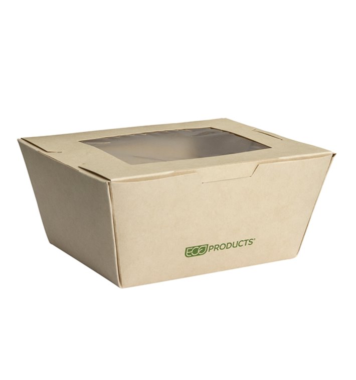 Caja “Doggy Bag“ Kraft con Asa 12,5x25x7,5cm (250 Uds)